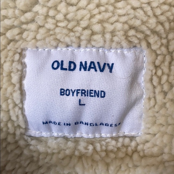 Old Navy Sherpa lined denim jacket - Picture 4 of 4